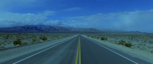 empty road in a desert